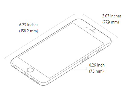 Iphone 6s و Iphone 6s Plus فروشگاه آنلاین آیدید مشخصات فنی